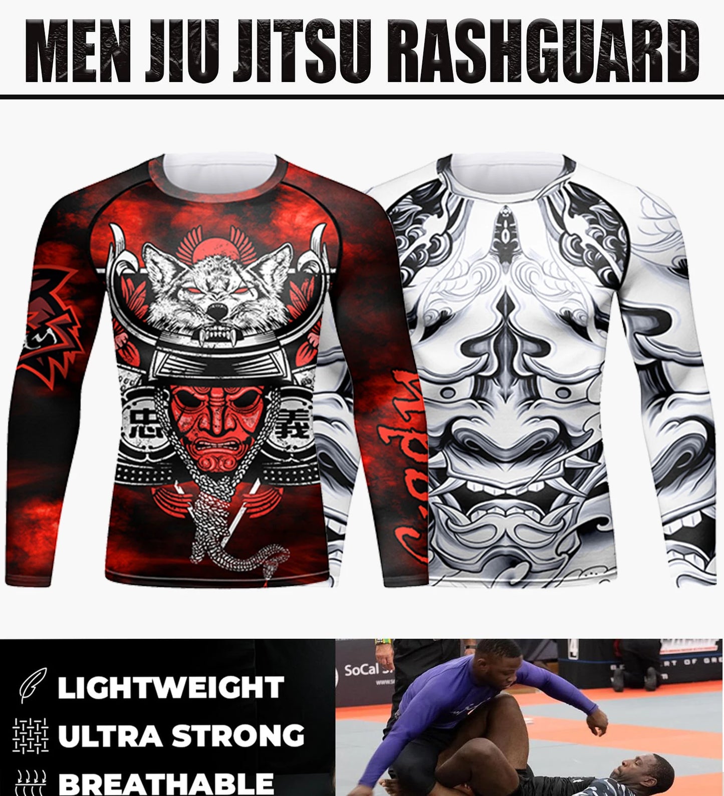 MMA Bjj Rashguard Brazilian Jiu-Jitsu No Gi