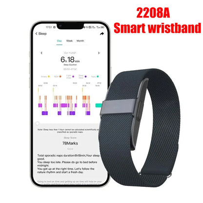 Smart Fitness Tracker Heart Rate Blood Pressure Monitor