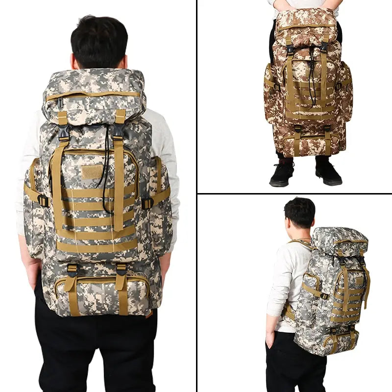 Outdoor Camouflage Backpack Men