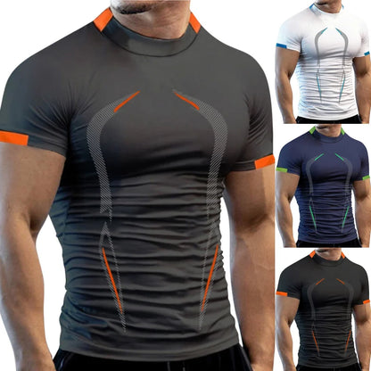 Men's Quick Dry Compression Gym T-Shirt