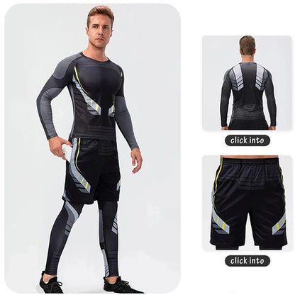 Men's Quick Dry Running Leggings